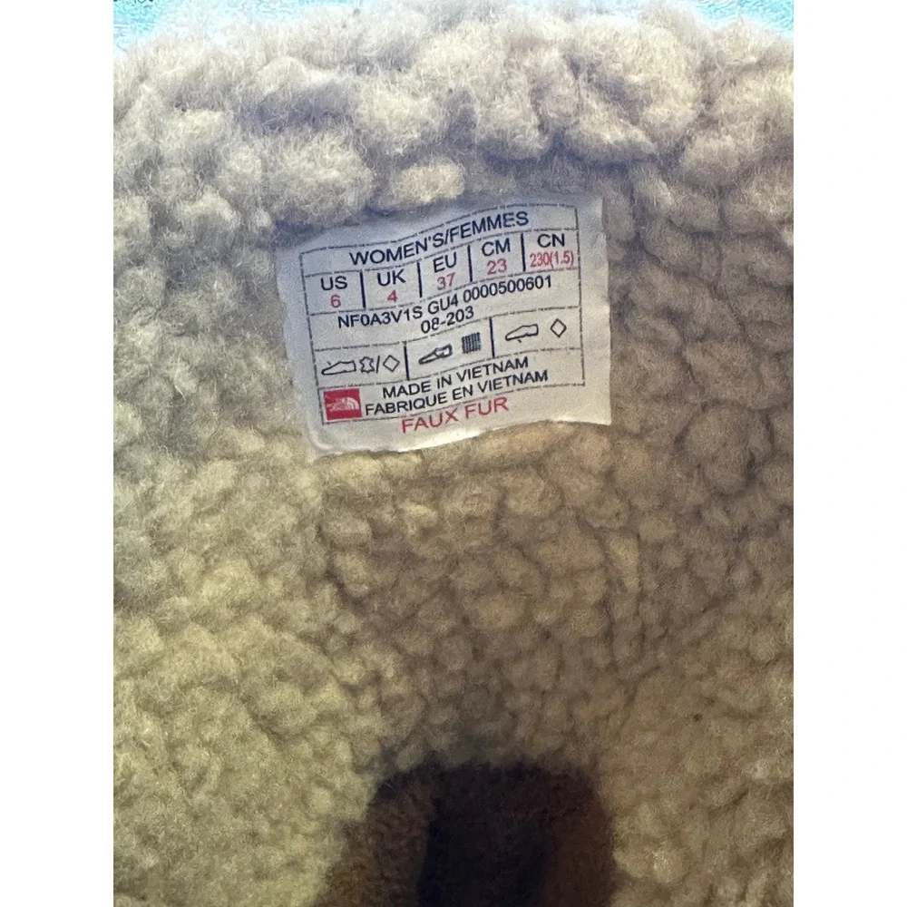 The North Face Women's Winter Snow‎ Boots Insulated Faux Fur Lined Size 6
